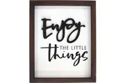 Sign Enjoy the Little things