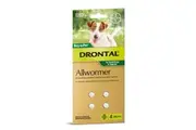 Drontal All-Wormer for Small Dogs & Puppies to 3kg - 4 Tablets