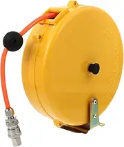1Pc Automatic Retractable Hose Reel Compact Garden Tool High Temperature Resistant Wall Mounted Storage System for Auto Repair Workshops