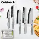 【Cuisinart 美膳雅】廚房不銹鋼刀具+刀套10件組(含主廚刀/三德刀/麵包刀/鋸齒刀/水果刀)