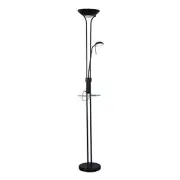 Myron USB LED Light Modern Floor Lamp Light Metal Shade - Black