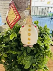 NWT-Department 56 4.5” Patience Brewster Kringle “Caroler” Bell Ceramic Ornament