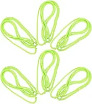 [Abaodam] 120cm Long 6 Pack Colored Shoelaces for Sneakers Lazy Elastic Polyester Replacement Laces Fashionable