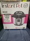 Instant Pot 112-0170-01 - 6Qt Duo Pressure Cooker - Silver