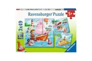 3x49 Piece Ravensburger Fun on the Water Jigsaw Themed Puzzle Play Toy 5+