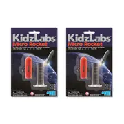 2x 4M KidzLabs Micro Rocket Educational Kids/Toddler Learning Activity Toy 5y+