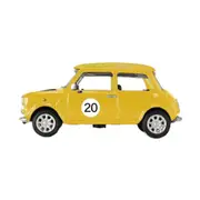 DDA 1:64 Scale #20 Mini Cooper 2020 Melbourne Toyfair Exclusive Diecast Model Car Yellow