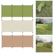Lightweight For Camping Windshield with Ground Spikes Portable and Efficient