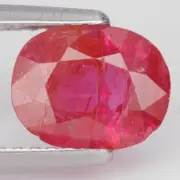 1.56 Ct. Top Quality Unheated Red Ruby Gemstone WITH GLC CERTIFY
