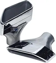 Compatible For BMW G30 G31 520i 530i 528i Upgrade 5 Series 304 Stainless Steel Exhaust Tip Black Plated Rectangle Muffler Tail Tip(Silver)
