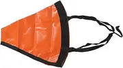 Drift Sock, Orange Portable Wind Resistant Tear Resistant Sea Anchor Drogue Anglers Fishing Drogue Sea Anchor for Marine Boats Yachts (18 inches)