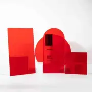 Geometric Coloured Acrylic Sheet Styling Props For Photography - Candy Red 4 ...