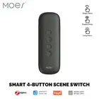 MOES Tuya ZigBee Smart Wireless 12-Scene Switch 4-Button Portable Remote Control
