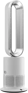 Angelo 3 in 1 Bladeless Cool Fan, Tower Fan & Heater Combo with HEPA Filter Air Purification, Remote Control, Timer, Oscillating, Air Circulator for Bedrooms Office Home SAA Approved (White & Silver)