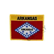 Arkansas State Patch / Arkansas Flag / Iron On