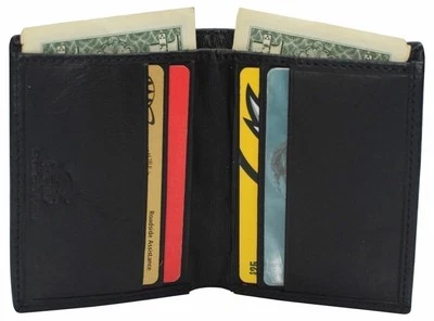 RFID Blocking Slim Bifold Wallet Card Holder Minimalist Front Pocket Wallets for