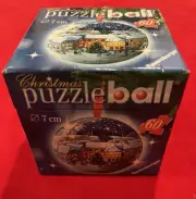 Ravensburger 3D Christmas 60 Piece Puzzle Ball Ornament 7cm Santa Clause NEW