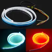 Car Trunk Red Tailbox Light Dynamic Streamer Brake Turn Signal Warning LED Strip