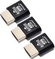 8K 120Hz HDMI Virtual Display Adapter – High-Resolution Monitor Emulator | Supports HDMI 2.1, Simulates 8K@30Hz/4K@120Hz Display | Ideal for GPU Testing, Headless Servers, Remote Desktop Operations-3P