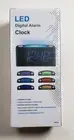 Digital Alarm Clock for Bedroom - 7 Color Night Light, Double USB Charging