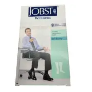 Jobst Mens Dress Knee Hi 8-15 mmttg Support Compression Socks Shoe Sz 8.5-10 Blk