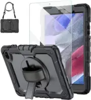 Case for Galaxy Tab A7 Lite 2021 8.7 Inch with Tempered Glass Screen Protector