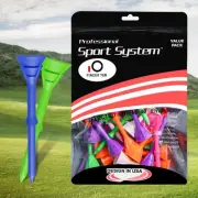 Big Cup Unbreakable Plastic Golf Tees 3 1/4 Inch Bulk Value Pack