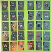 Complete Set Logo & Jersey (Home & Away) 2018-19 Panini Stickers 60+ Stickers