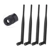 4-Pack Dual Band 2.4GHz 5GHz 6dBi RP-SMA WiFi Antenna for WiFi Range Extender