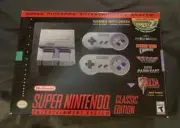 Super Nintendo / SNES Console + HDMI Converter + 2x Controllers Bundle