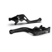 LSL Brake lever BOW R20, short, black pearl blasted/anthracite, black-grey Black Grey
