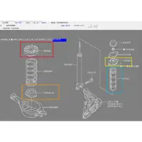 在飛比找蝦皮購物優惠-日產大盤 NISSAN 原廠 TEANA J32 後避震器 