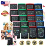 Eye Protection LCD Doodle Boards - 20 Kids' Writing Tablets in 4 Bright Colors