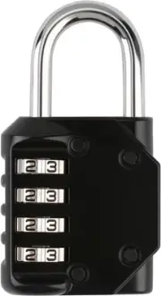 Combination Padlock, 4 Digit Heavy Duty Padlock Weatherproof Outdoor Locker P...