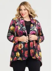 Taking Shape TS Velour Velvet Jacket Cardigan Cardi 14 16 18 S M L XL BN RRP199
