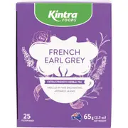 Kintra Foods Herbal Tea Bags French Earl Grey 25 Pack