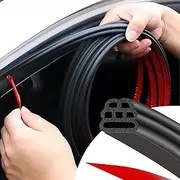 POFIBO 10.36 m Car Door Seal - Universal Car Door Rubber Seal Self-Adhesive Sealing Tape 6 Holes Waterproof Car Edge Protection Doors Seal Car Door Seal for Car Bonnet Boot Door