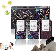 Hommelure Feromone Solid Perfume Set, Hommelure Feromone Solid Perfume Set, Portable Perfume Long Lasting Unisex, Pheromone Cologne for Men Attract Women (3 Pieces)