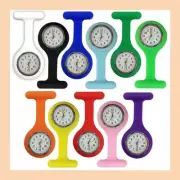 Silicone Nurse Brooch Tunic Fob Watch Nursing Nurses Pendant Pocket Watch