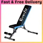 Everfit 330KG Weight Bench 10 Levels Adjustable FID Bench Home Gym Bench Press