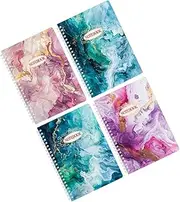 Ipetboom Weekly Planner Marble Design Pcs a Spiral Notebook Small Legal Pads Student Notepads Memo Pad for Organized Notes