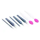 Blackhead Remover Tweezers Kit With Hot Compress Towel Clean Brush Portable FTD