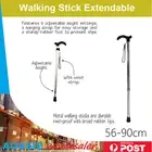 AU Walking Stick Extendable Aluminium Walking Cane Adjustable Lightweight