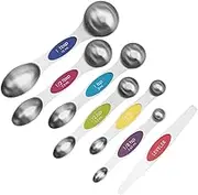Gatuida Pcs Measure Spoon Stainless Steel Baking Tools Leveler and Graduated Units