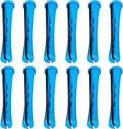 Hogvinnatil Heat Free Curlers | 12 x Long Hair Curlers with Rubber Bands Heat-free Tools, Portable Styler for Home Use and Travel