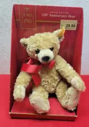 New FAO Schwartz 150th Anniversary Limited Edition Steiff Teddy Bear toys r us