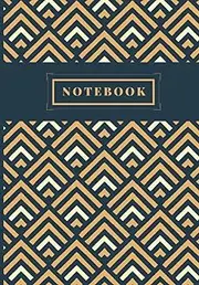 Art Deco Inspired Notebook: Classic A5 size with 400 lined pages