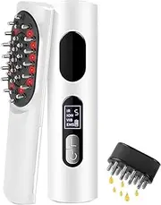 Jarttarn Electric Hair Oil Applicator, Scalp Massage Comb, Evenly and Precisely Distributes Essential Oils on The Scalp. It is a Portable Head Massager, Scalp Applicator