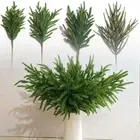 Plastic Artificial Pine Branch Lifelike Greeney Plant Hotel Office