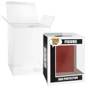 100 Pack Clear Protectors Case Compatible with Funko, 4" Pop Figures, Strong ...